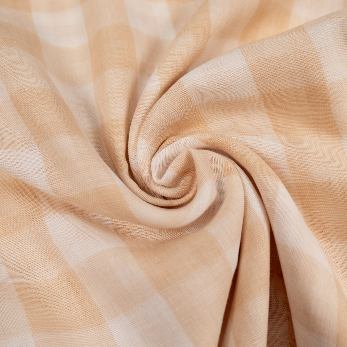 tissu gaze de coton carreaux