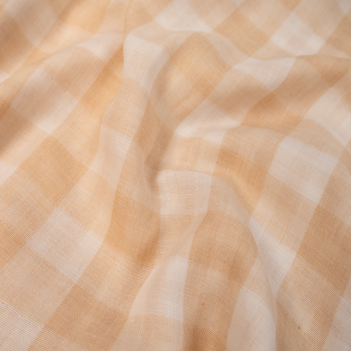 tissu gaze de coton carreaux