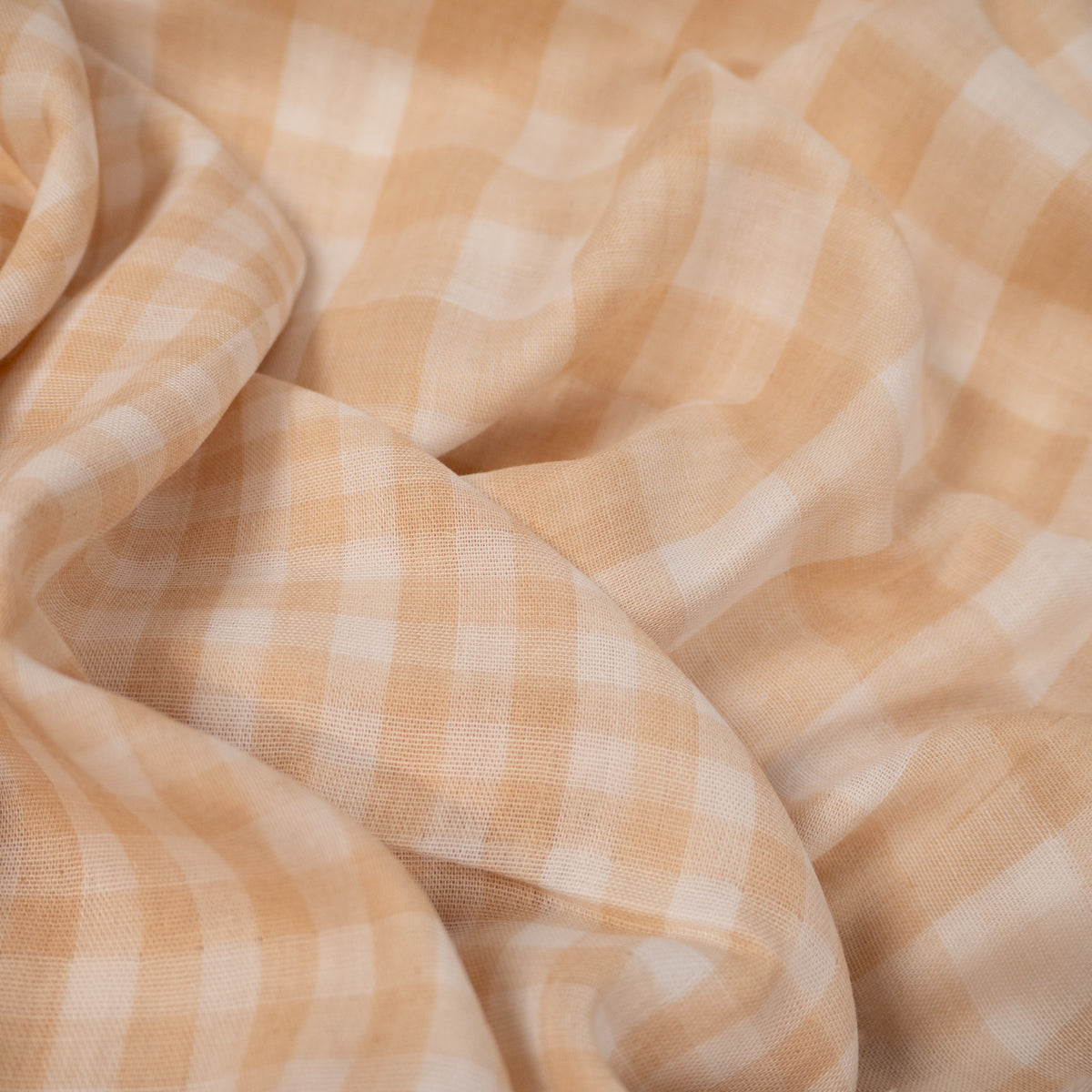 tissu gaze de coton carreaux