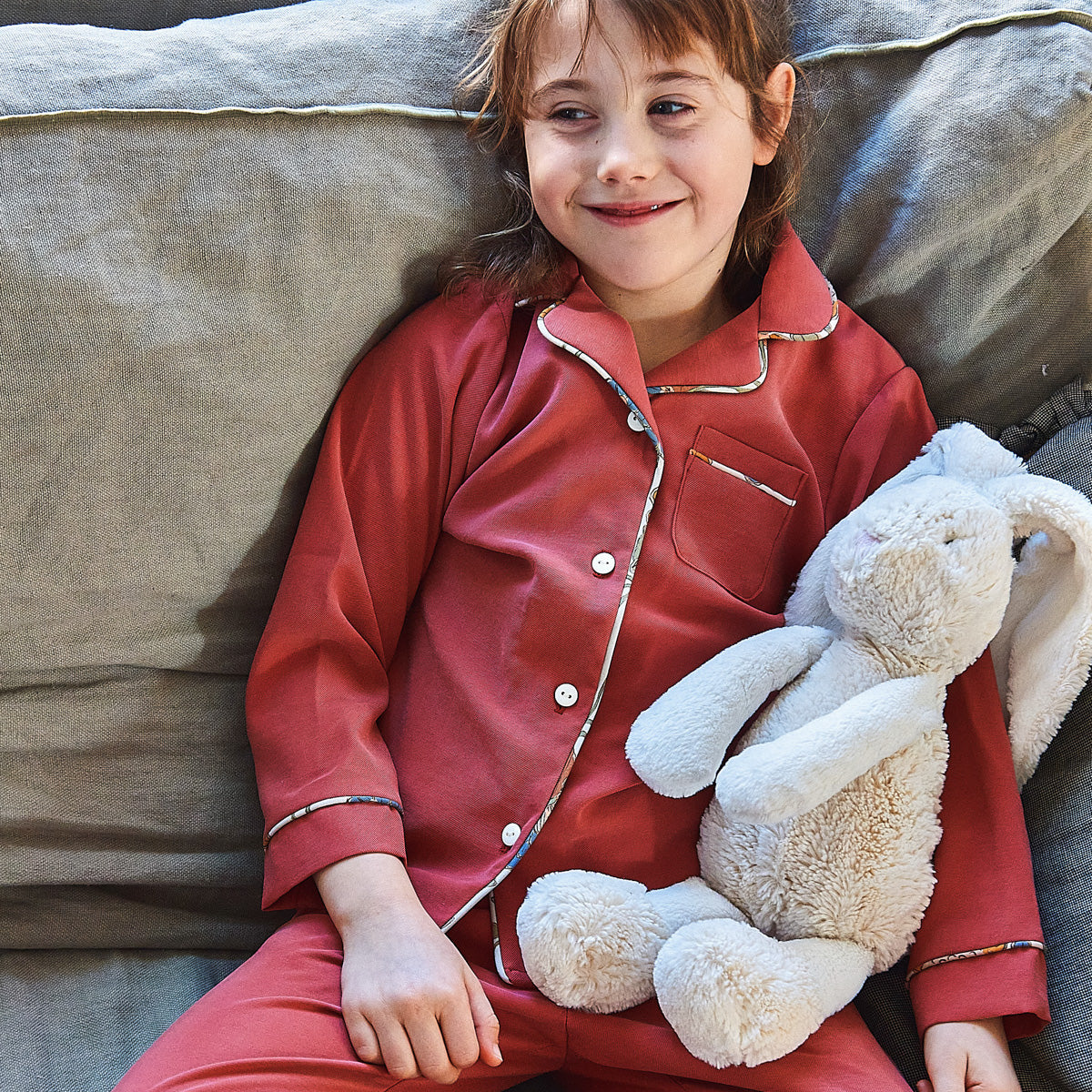 Chemise enfant col tailleur patron