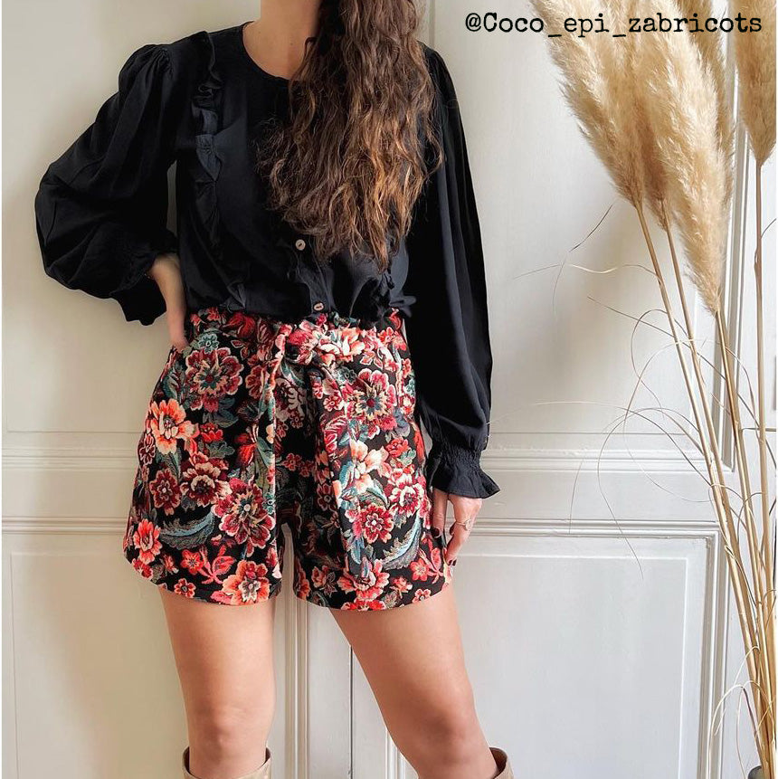 Couture de short grande taille pour femme