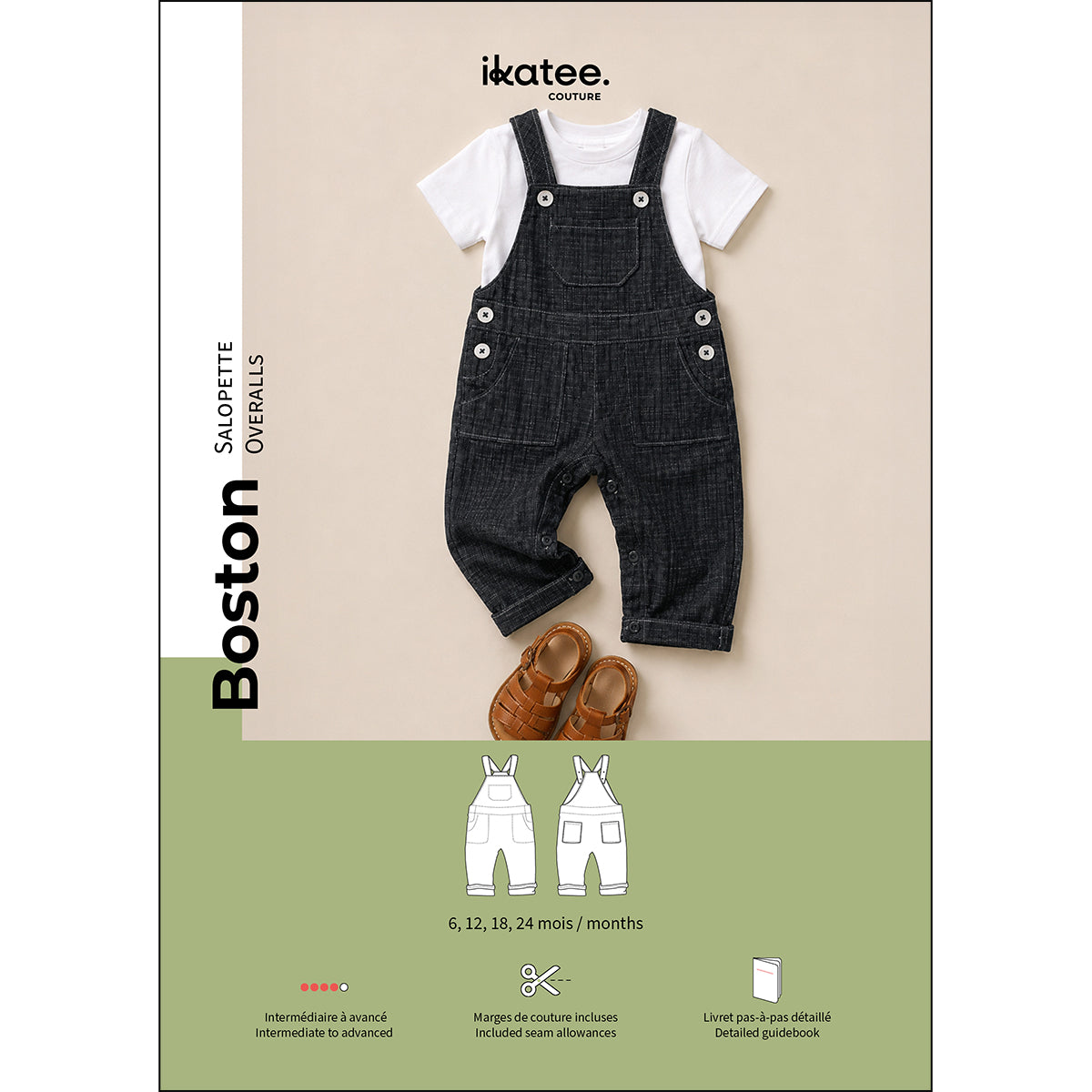 patron de couture salopette bébé