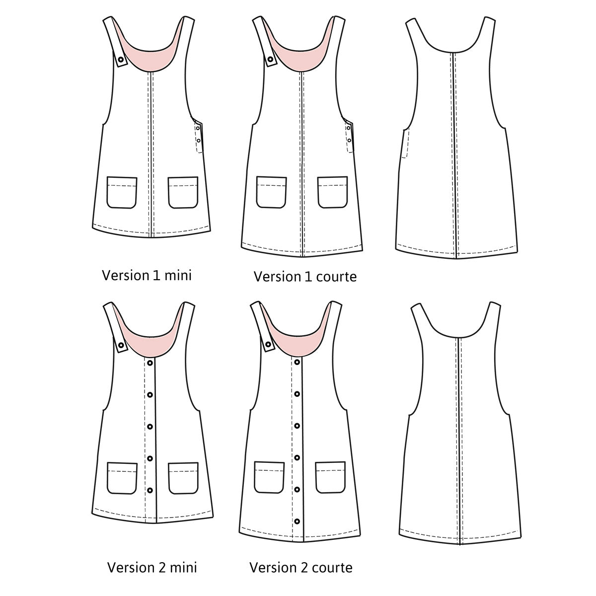 Duo de patron de robe pour femme et enfant
