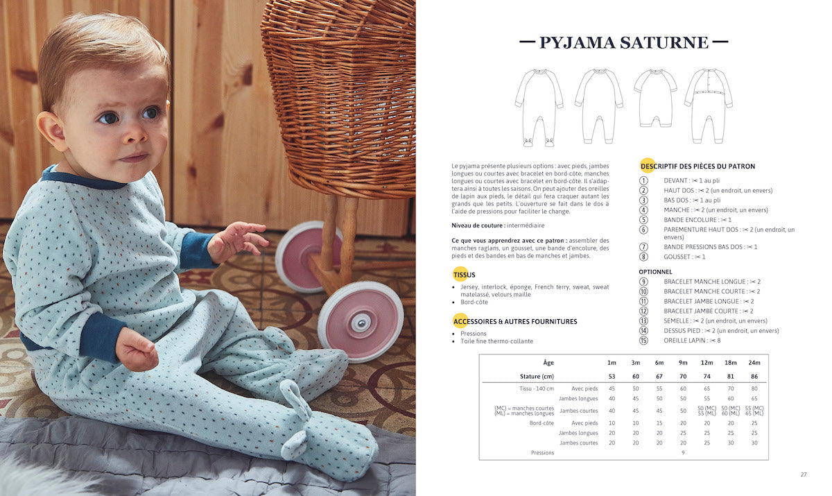 Livre de couture pour bébé mixte