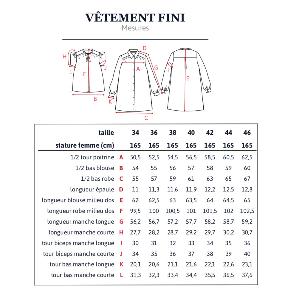 Blouse pour femme et enfant DIY