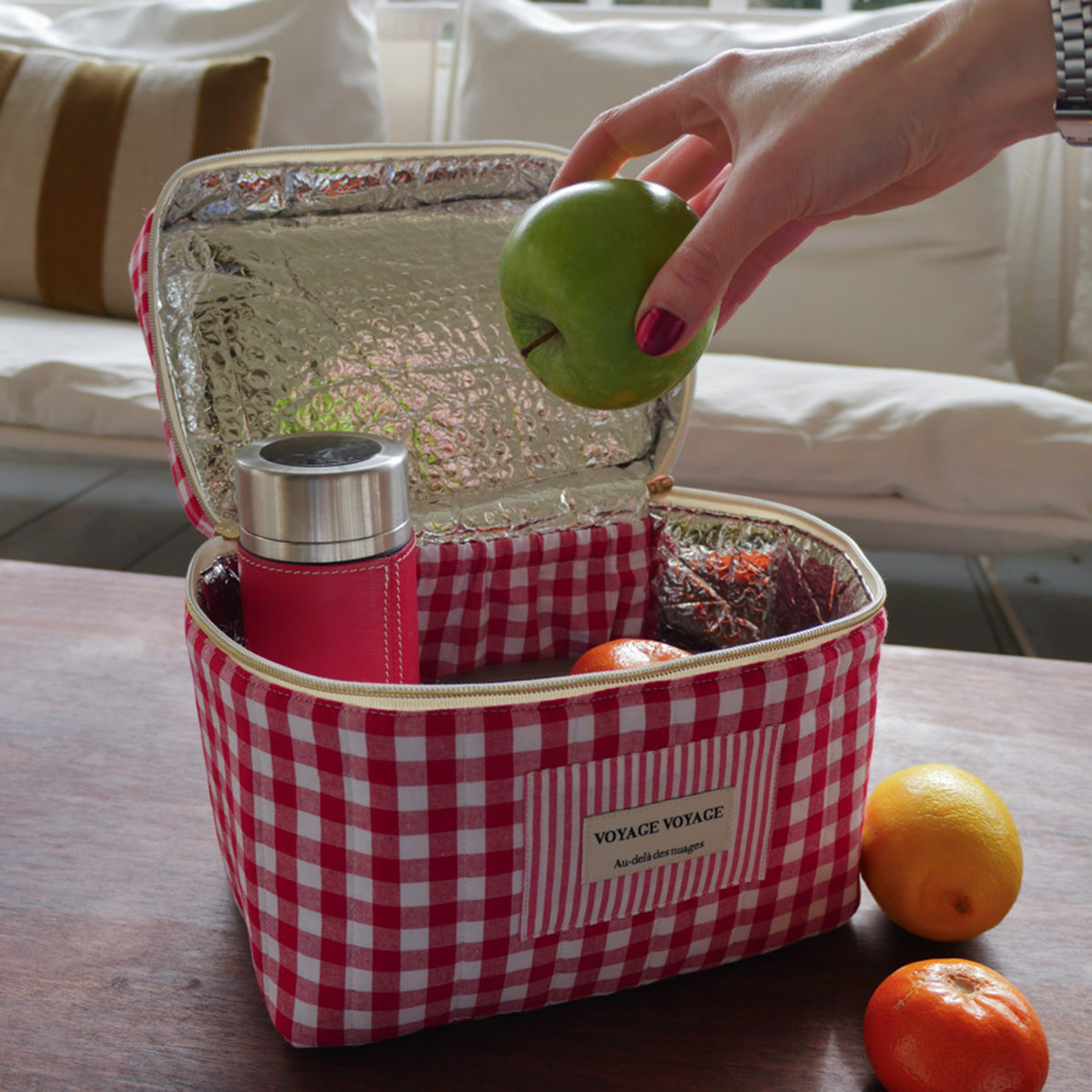 patron de couture de lunch box vanity