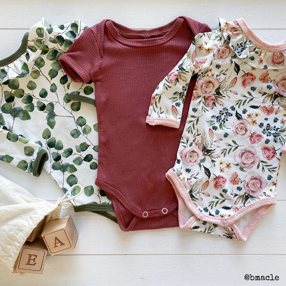 Patron de body manches courtes