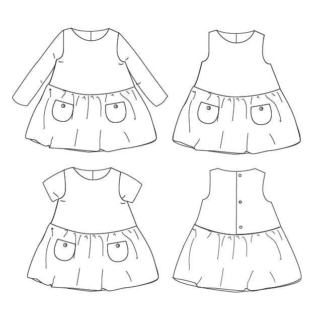 Patron de robe pour bébé