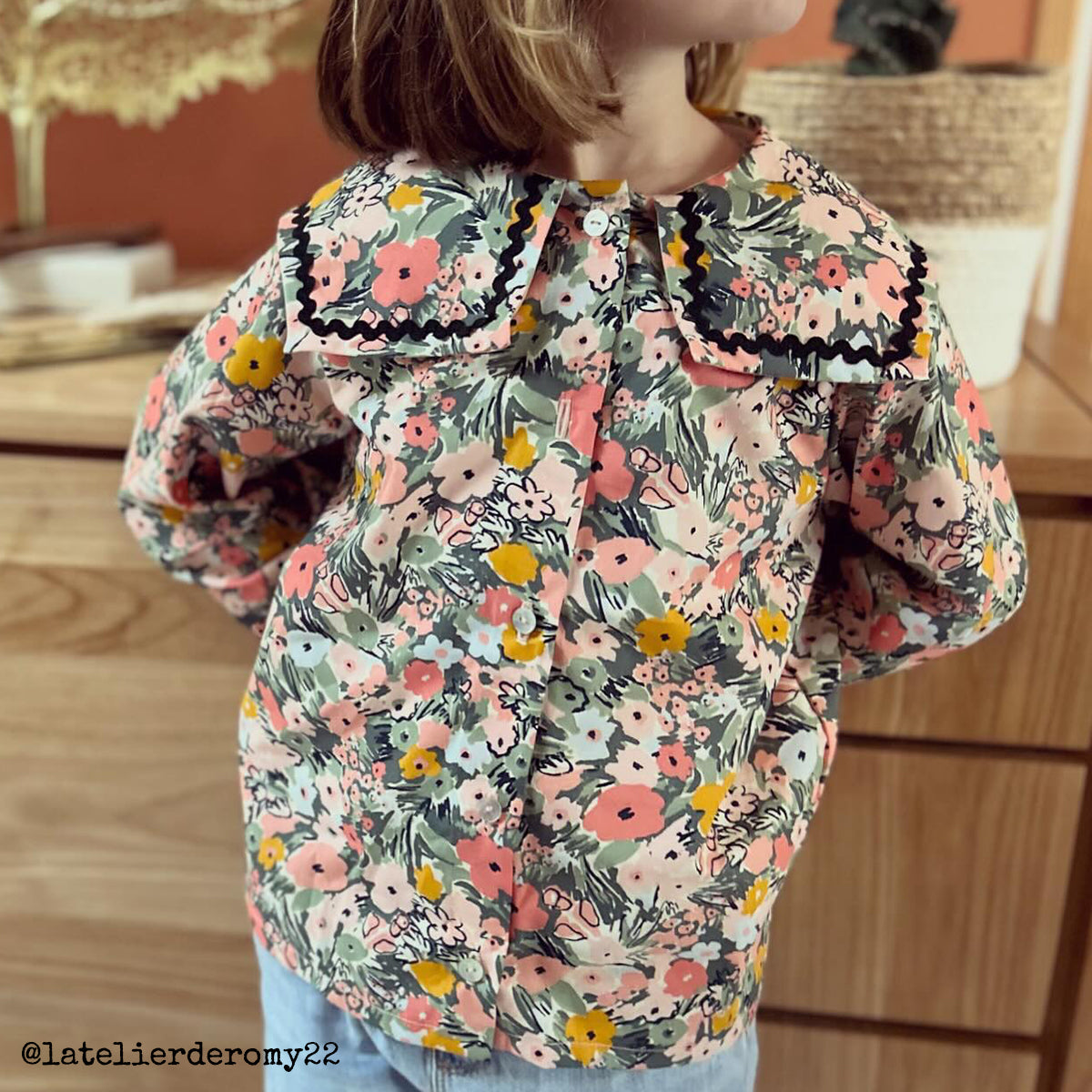 Patron de blouse manches longues