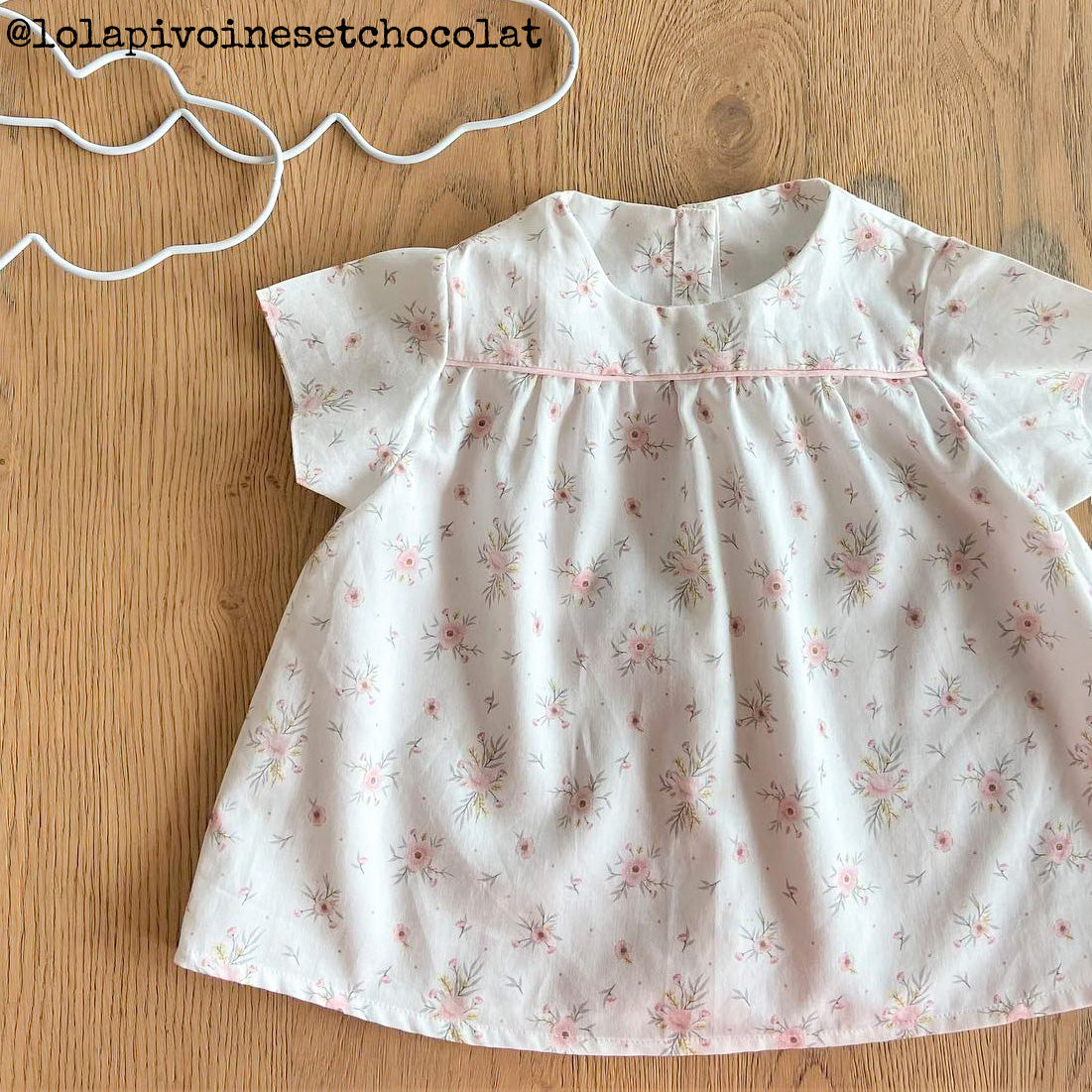 Patron de blouse et robe format papier