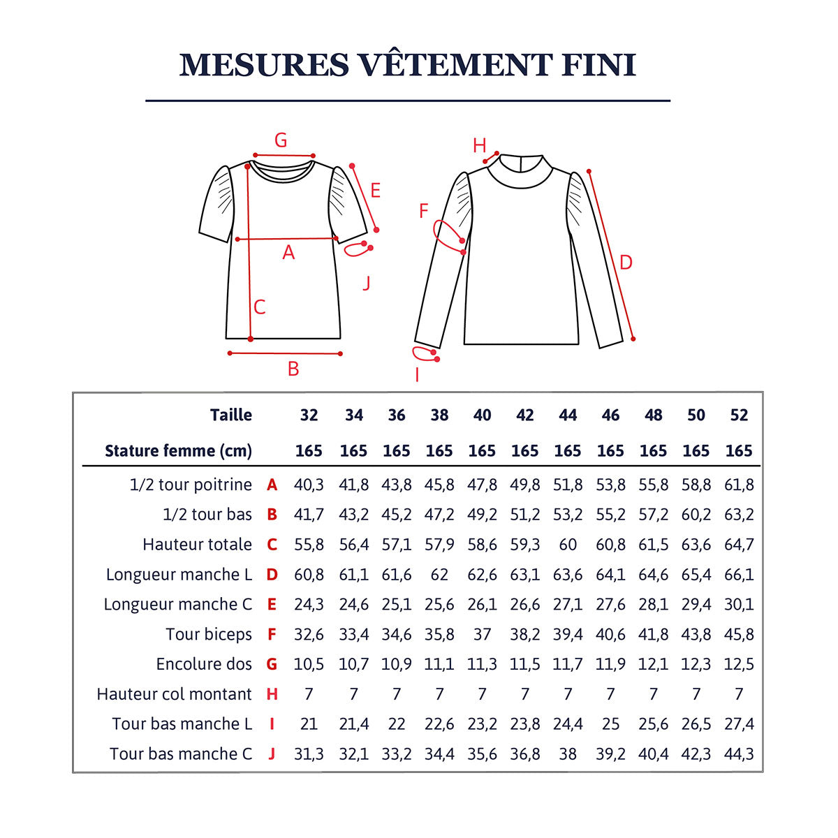 Couture de t-shirt manches longues