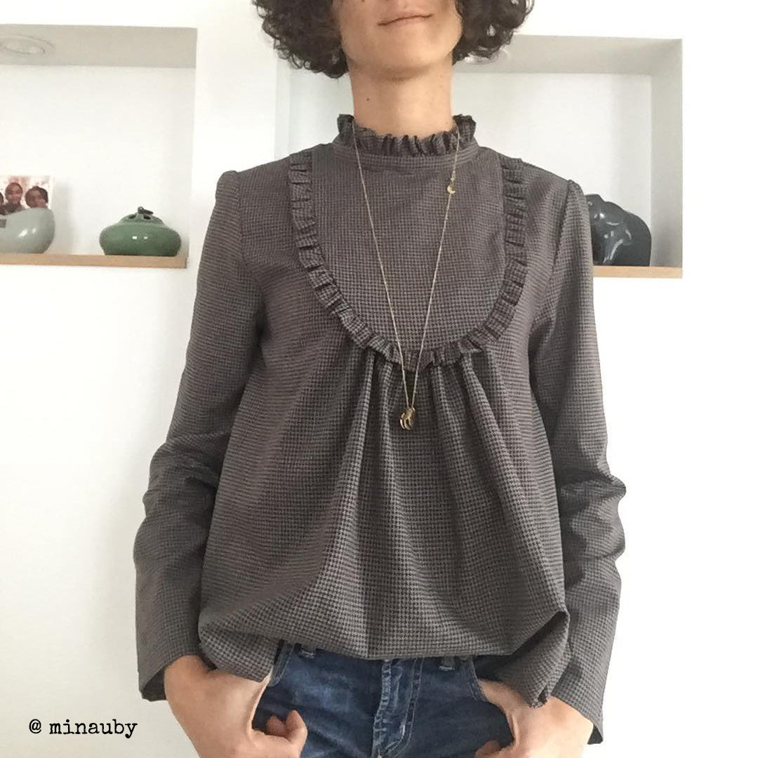 Patron de blouse et robe format papier