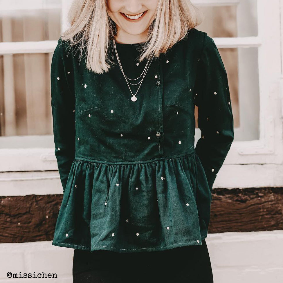 Couture de blouse manches longues