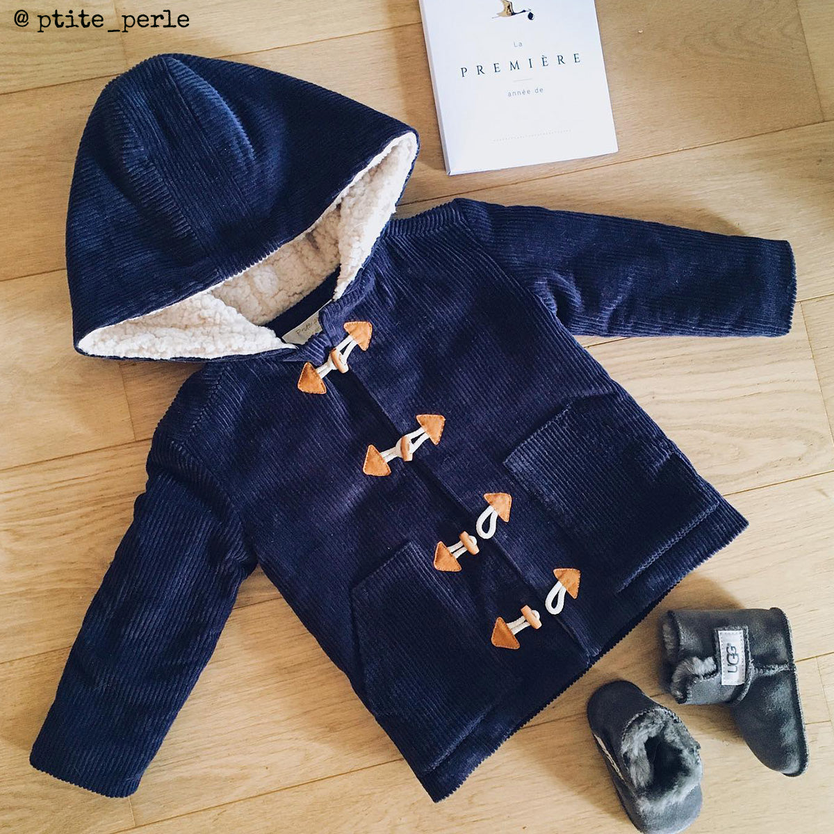 Couture de parka pour bébé