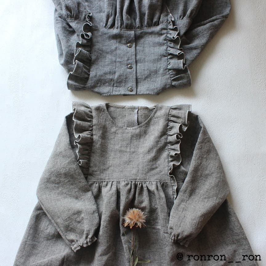 Patron de robe manches longues