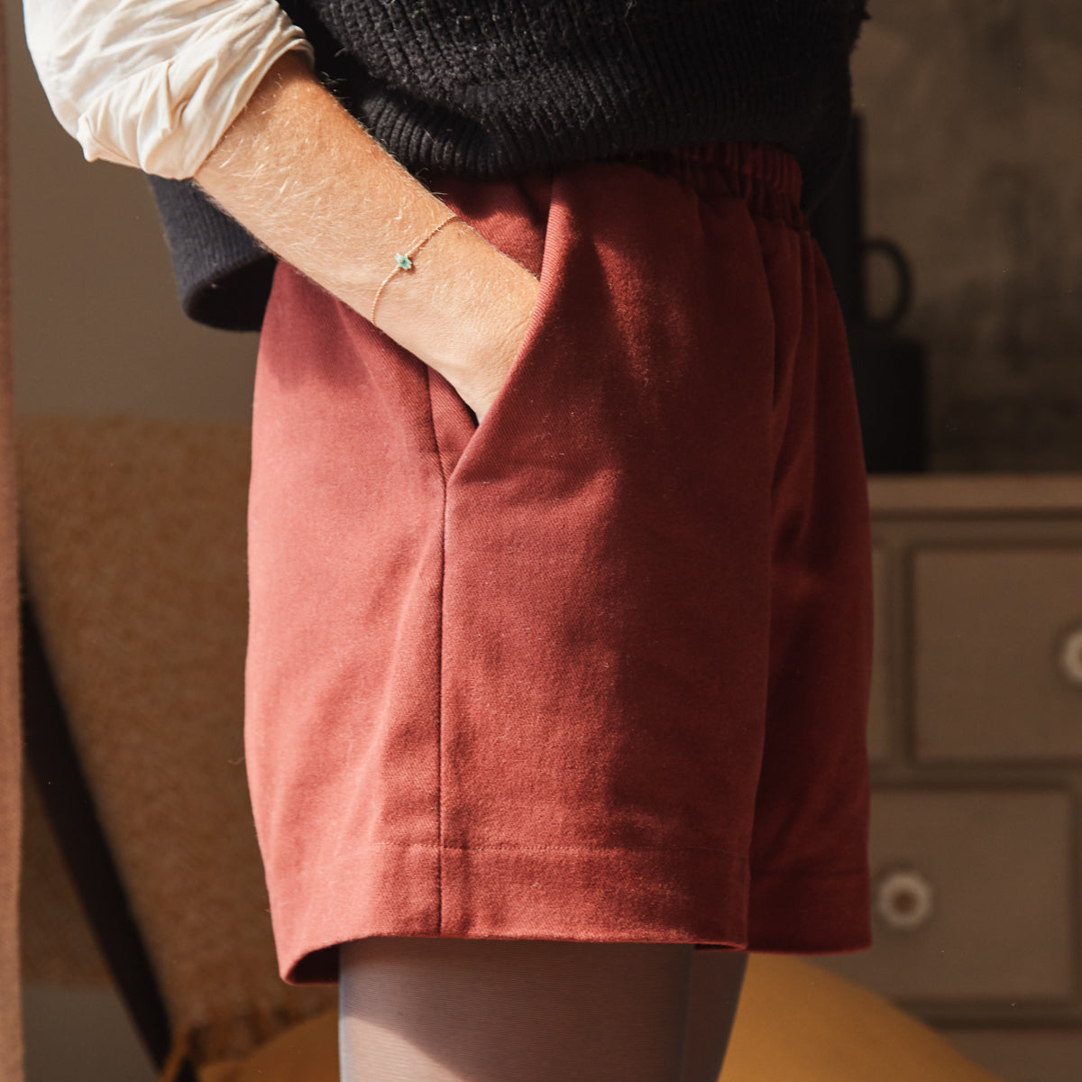 Patron de short grande taille pour femme