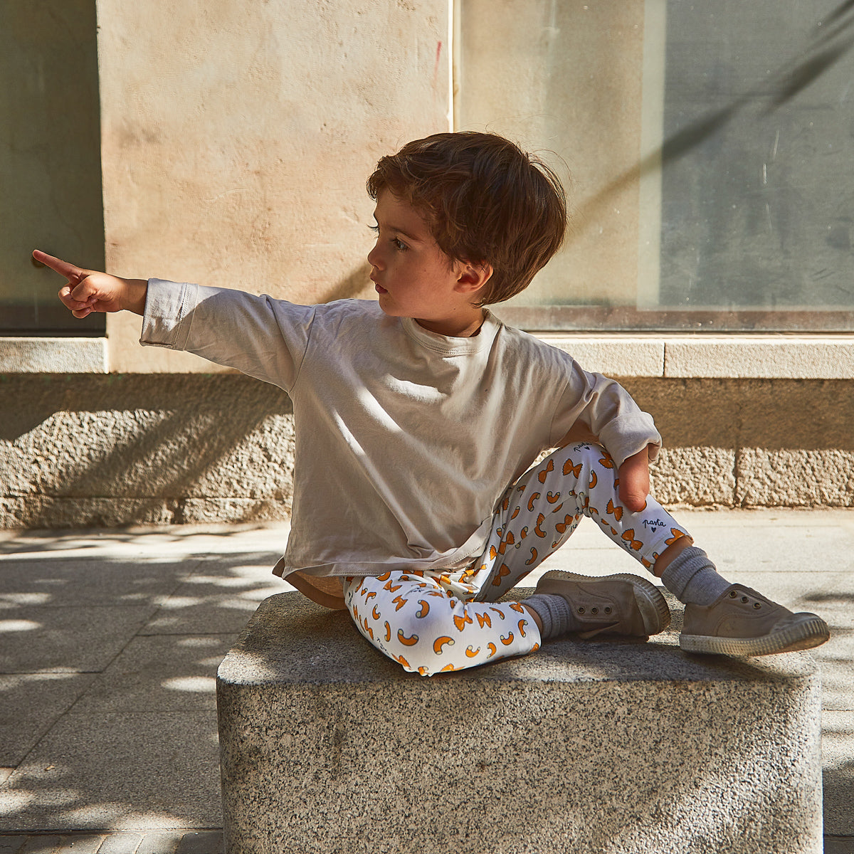 Pantalon tissu jersey blanc