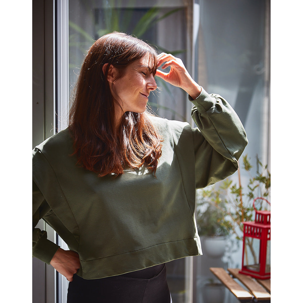 Couture de sweat pour femme