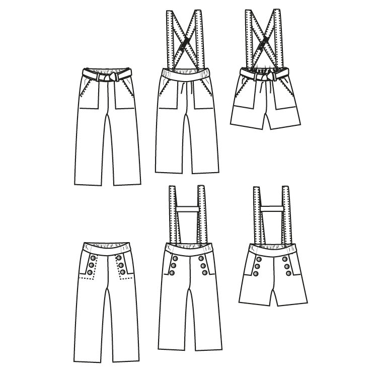 Couture short pour enfant