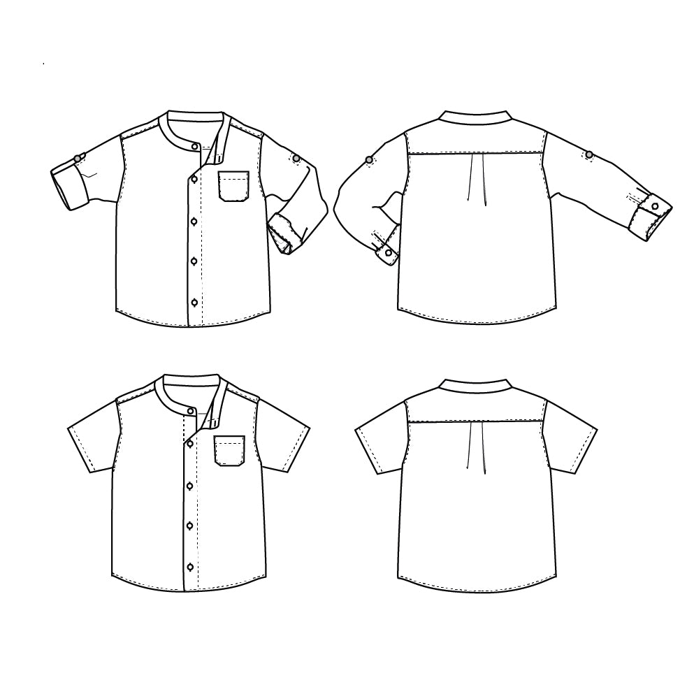 Patron de chemise pour enfant