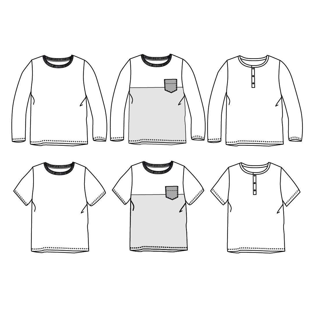 Patron de t-shirt pour enfant