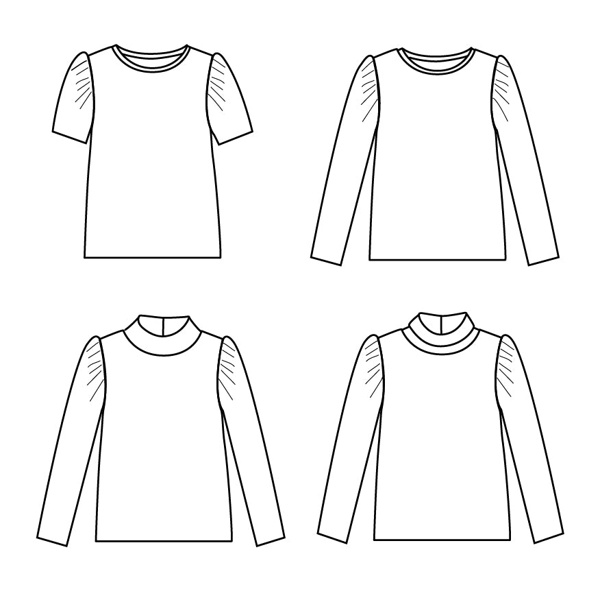 Patron de t-shirt pour femme