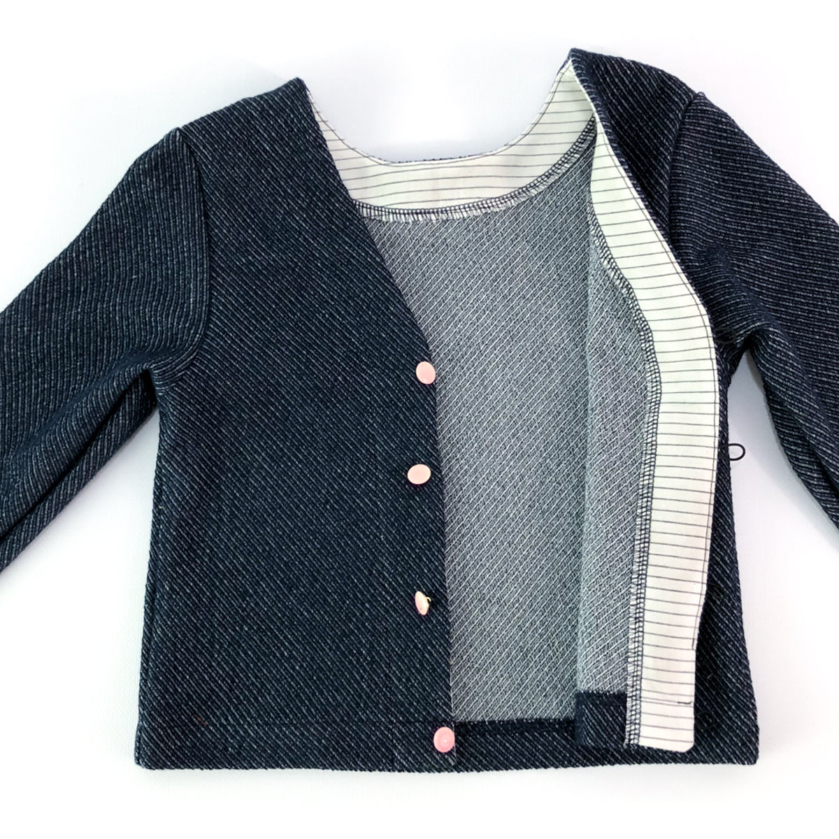 Couture de gilet manches longues