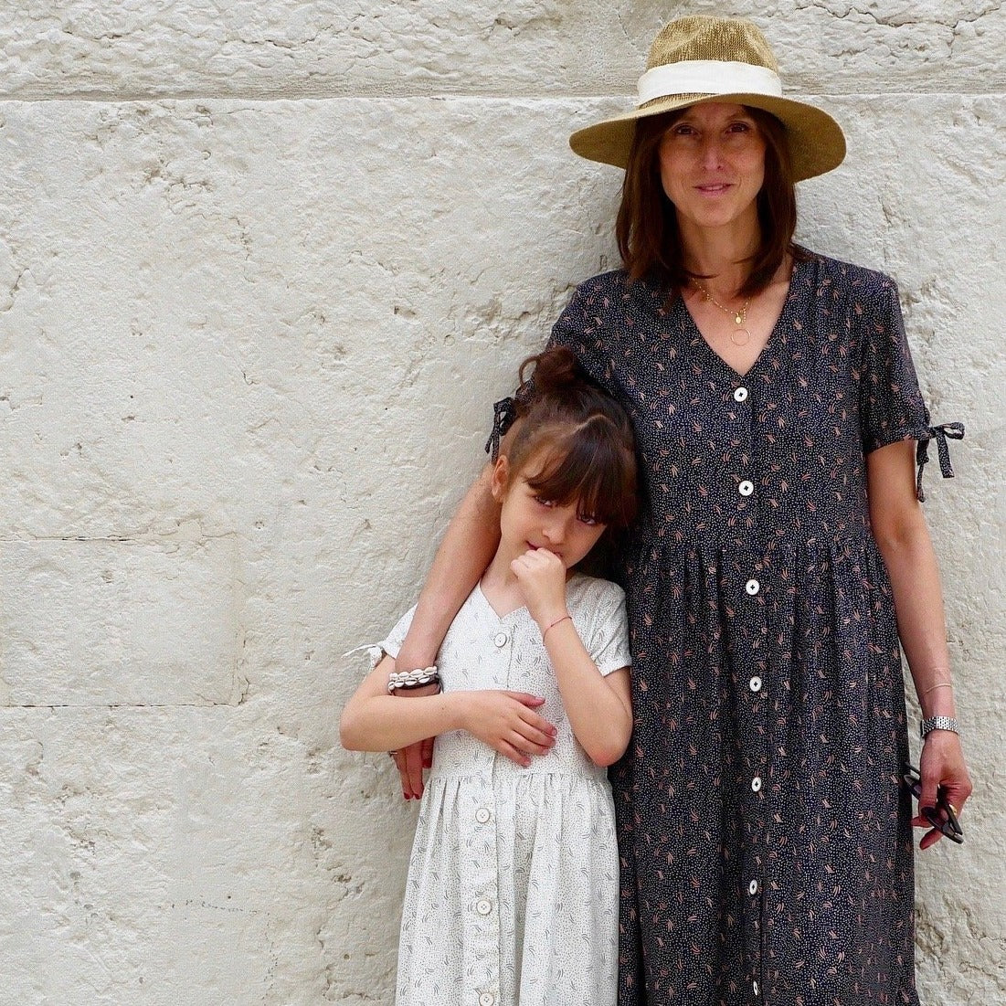 Couture de robe manches courtes