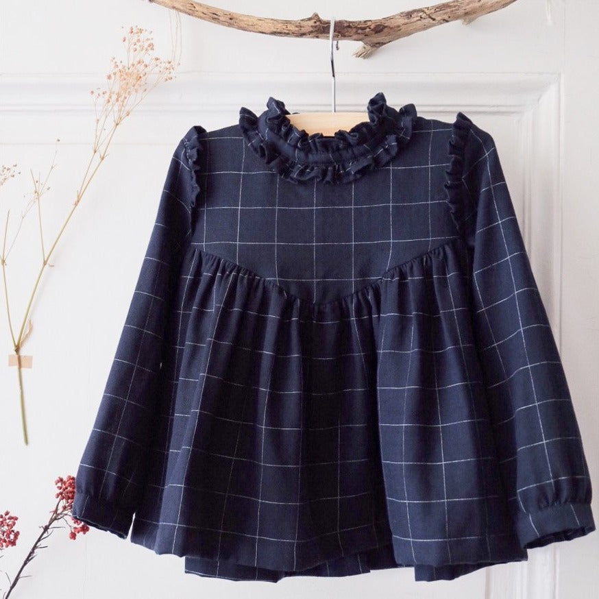 Patron de robe style rétro pour enfant