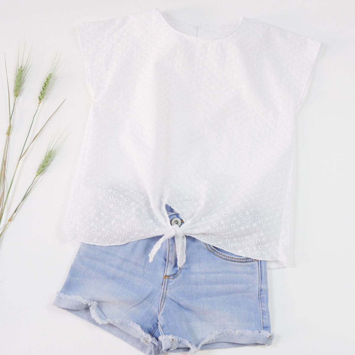 Couture top sans manches pour enfant