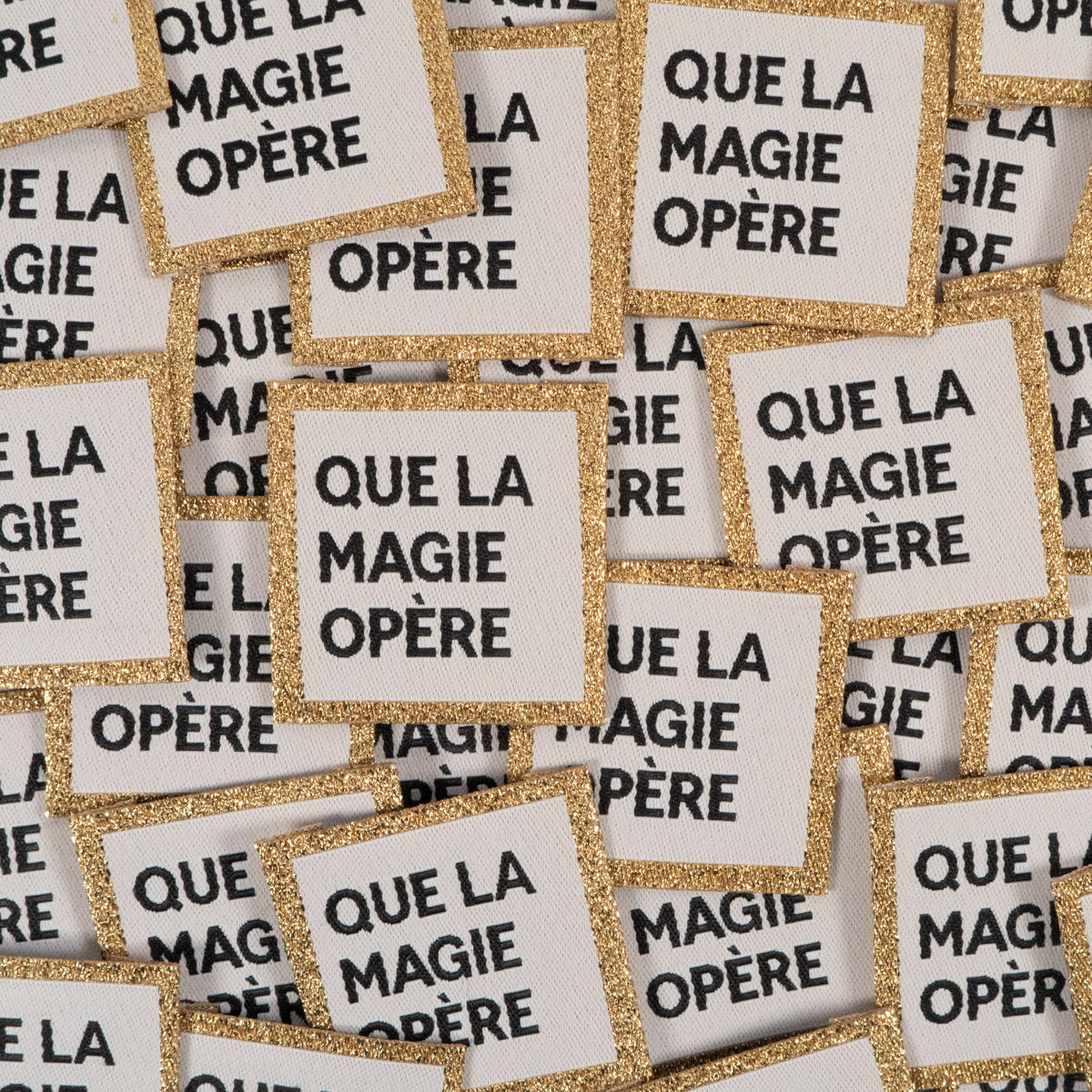 Étiquettes tissées Ikatee Que la magie opère