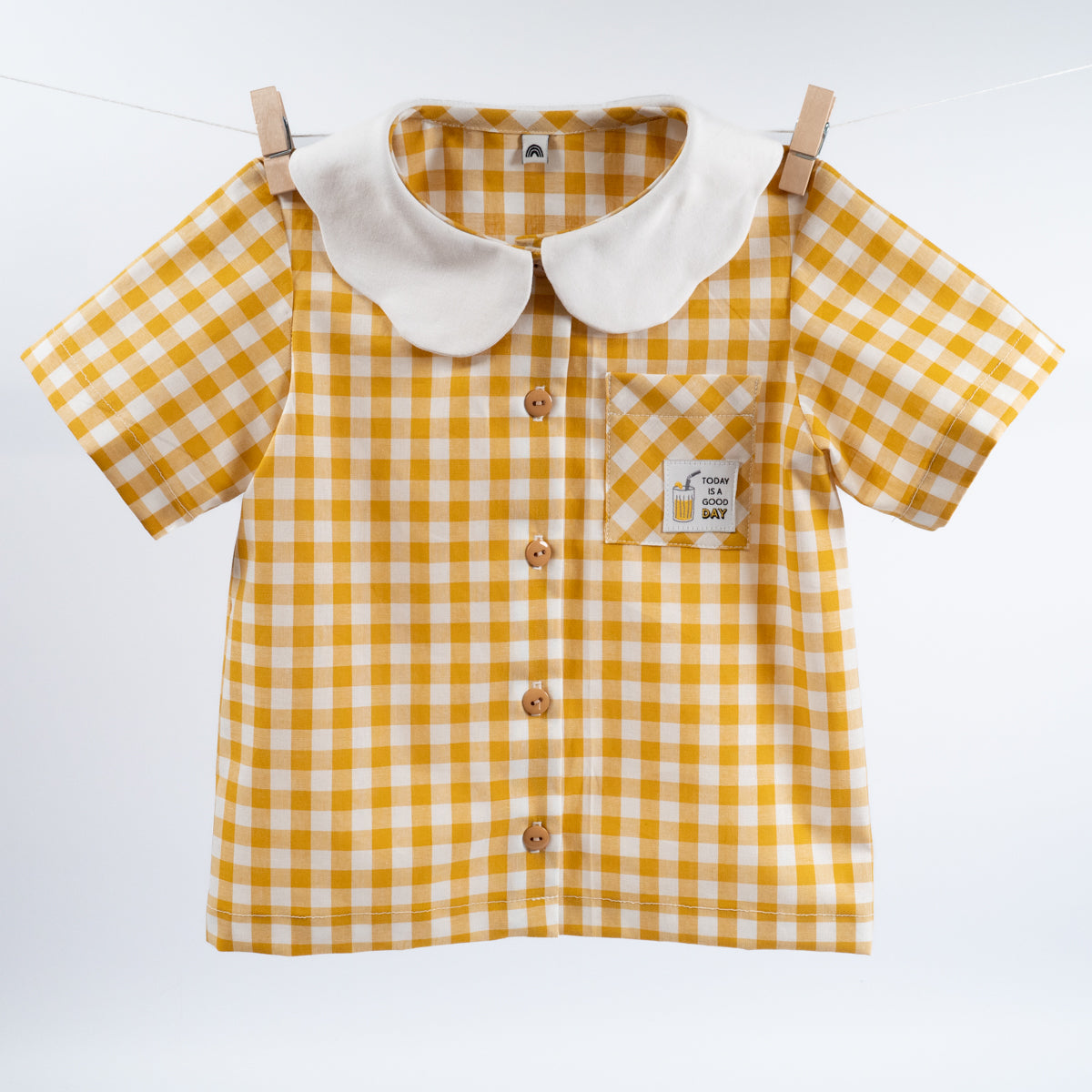 Patron Blouse grand col enfant