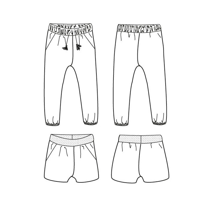 Patron pantalon et short