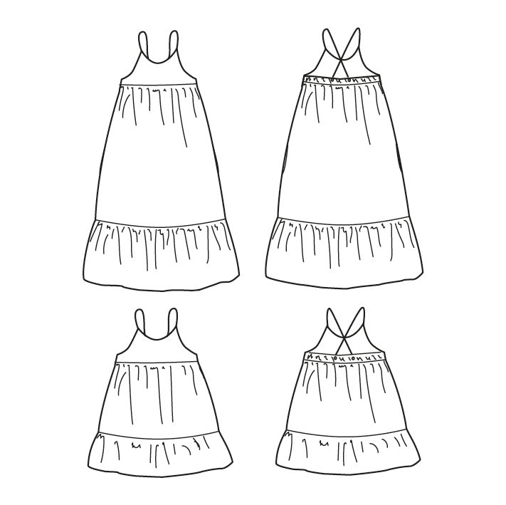 Patron de robe pour fille