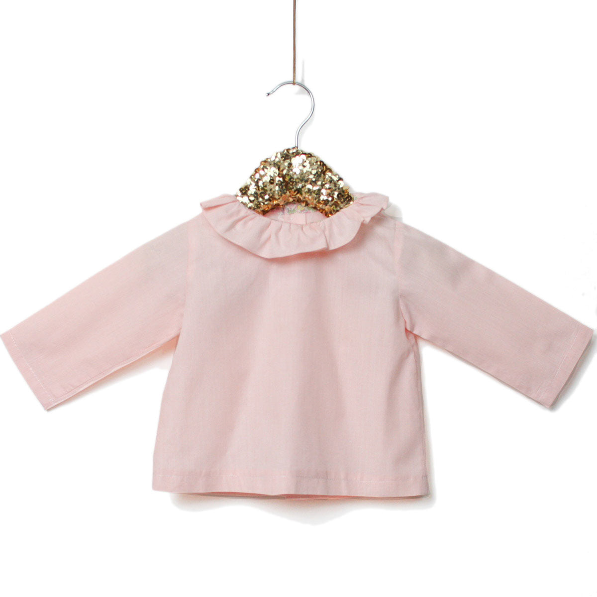Patron de blouse à col volanté