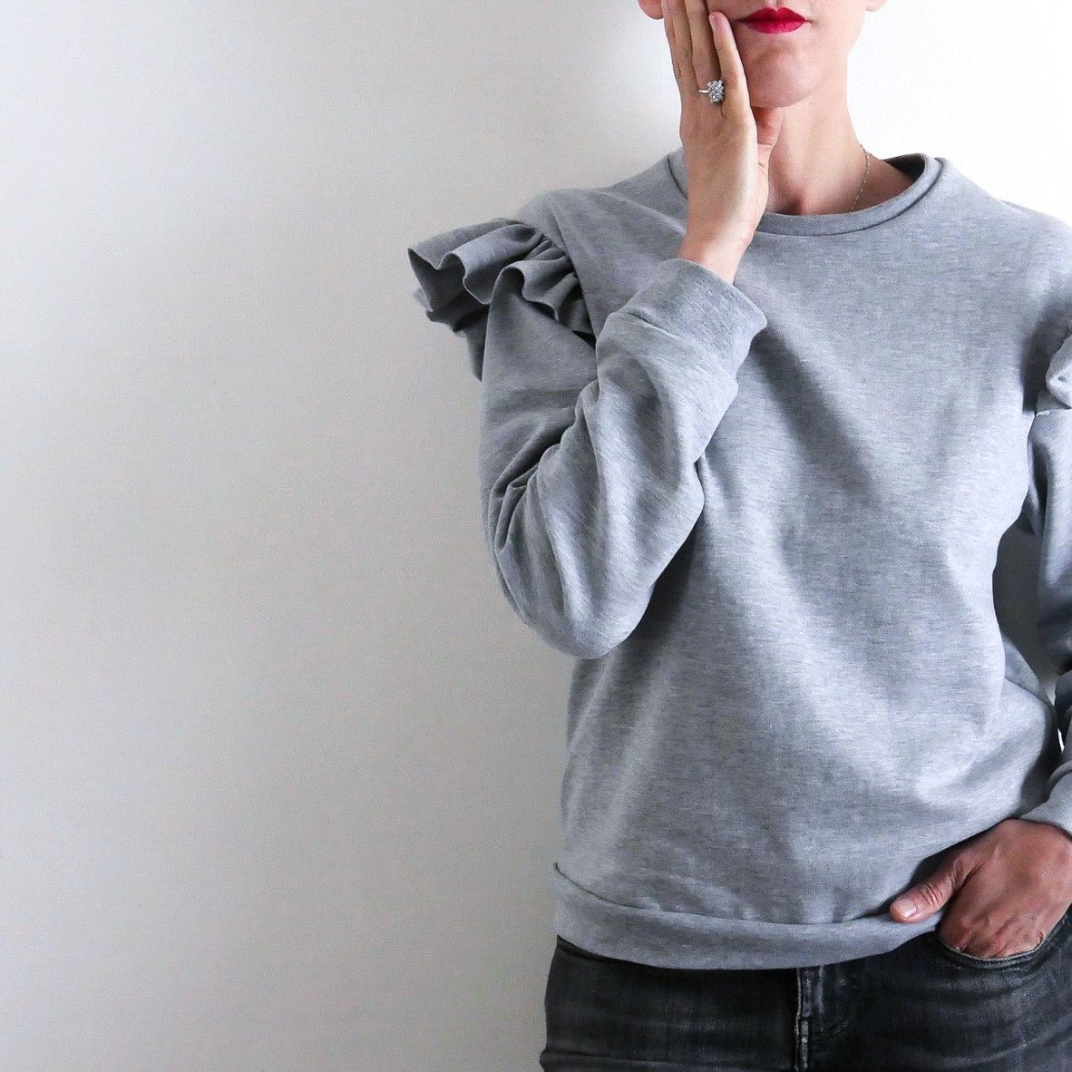 Couture de sweat pour femme
