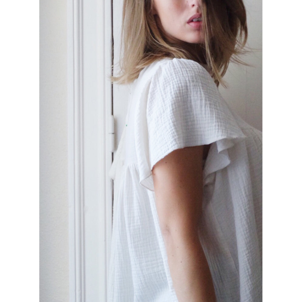 Patron de blouse manches courtes
