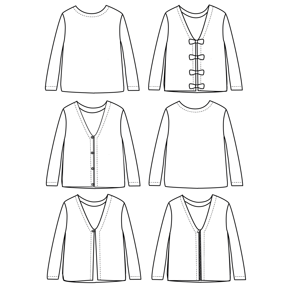 Patron de gilet pour femme