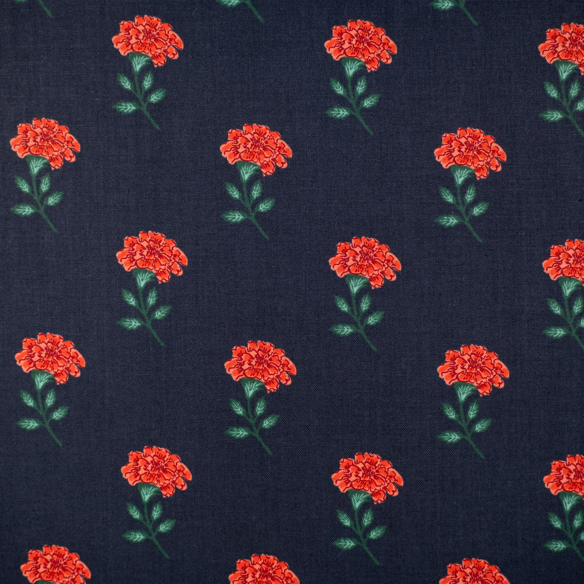 tissu popeline florale