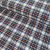 Flannel Fabric - Check - Brown and Blue