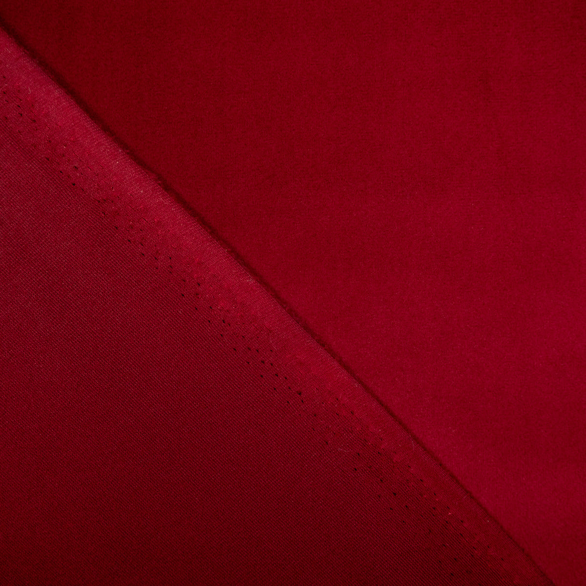 Tissu velours ras bordeaux – vue 5