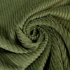 Tissu Velours - Grosses côtes 4w - Vert Forêt