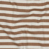 Jersey côtelé stretch - Rayures - Beige et écru