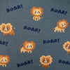 Jersey fabric - Lions roar - Blue