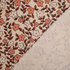 jersey cotelé floral
