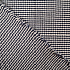 Tissu pied de poule écru et noir – vue 5