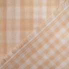 tissu gaze de coton bio GOTS carreaux