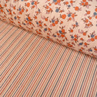 tissu matelassé coton floral