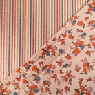 tissu matelassé coton floral