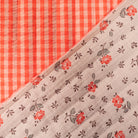 tissu matelassé coton floral